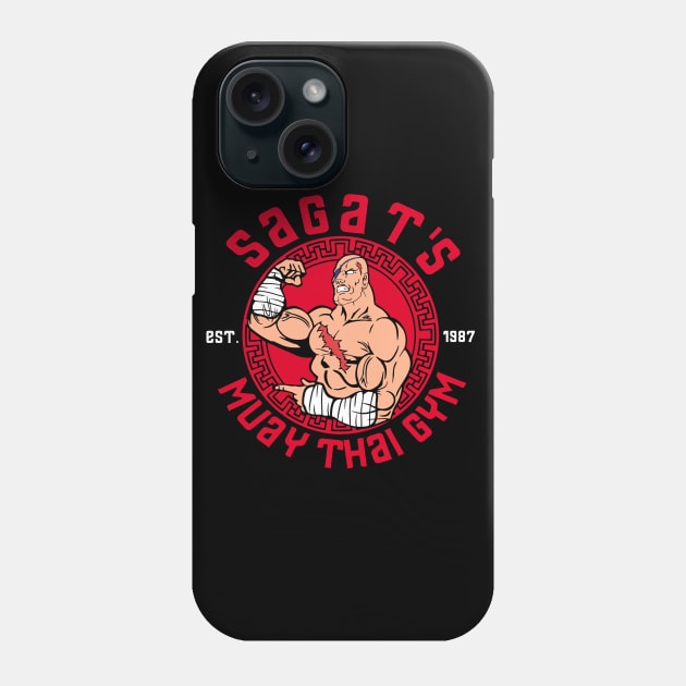 Sagat's Muay Thai Gym Phone Case by carloj1956