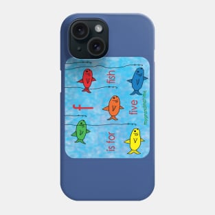 f is for fish Phone Case