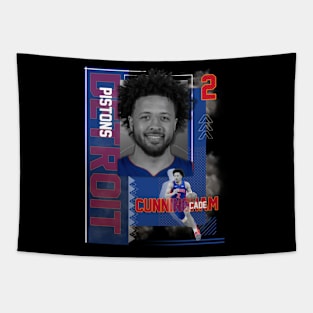 Detroit Pistons Cade Cunningham 2 Tapestry