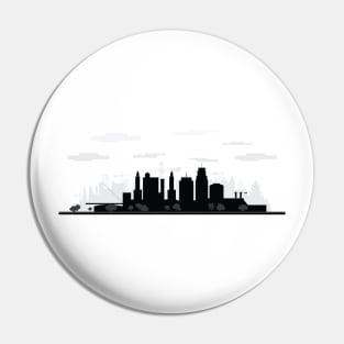 Kansas City Skyline Pin