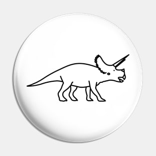 Triceratops Pin