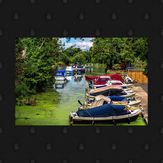 Boats Moored Above Goring Mill by IanWL