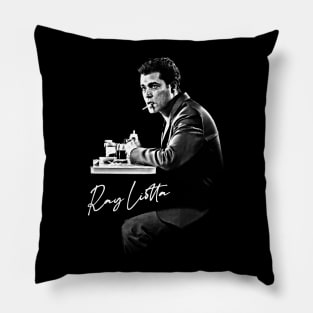 Ray Liotta / Retro 90s Fan Art Design Pillow