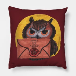 Owl with Letter Pillow