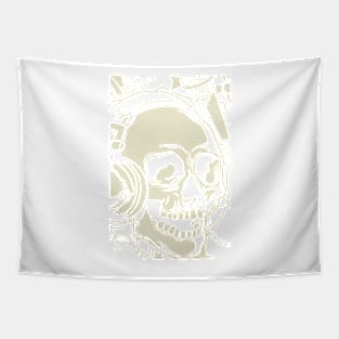 Just Chillin - Skull Tapestry