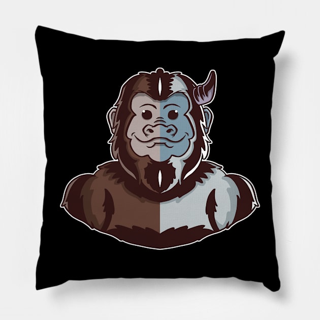 Bigfoot Yeti Sasquatch Bigfoot Believer Bigfoot Hunter Pillow by Anassein.os