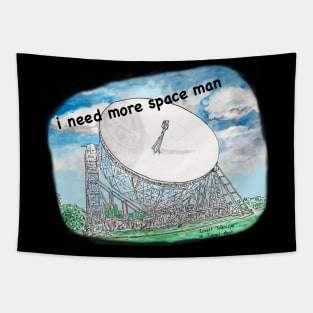 I need more space man Tapestry