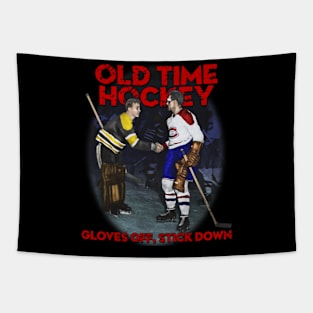 old time hockey Tapestry