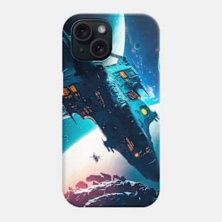 Chaotic Cosmos, Magical Landscapes Phone Case