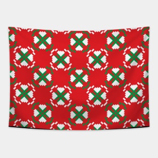 Christmas greeting pattern Tapestry