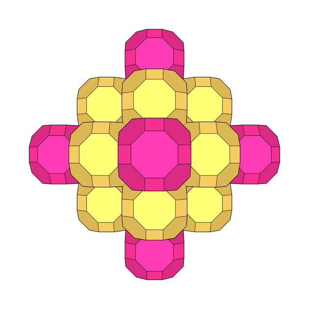 gmtrx lawal truncated cuboctahedron compound by Seni Lawal