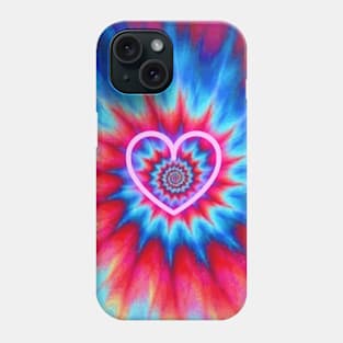 tie dyeing Love Phone Case