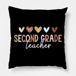 Second 2nd Grade Teacher First Day of School Back To School Pillow