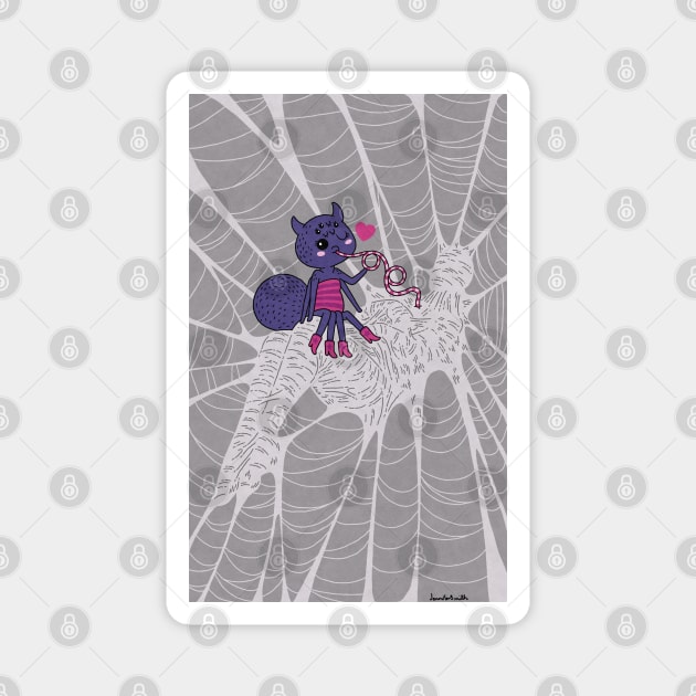 Spider Dinner Magnet by JenniferSmith