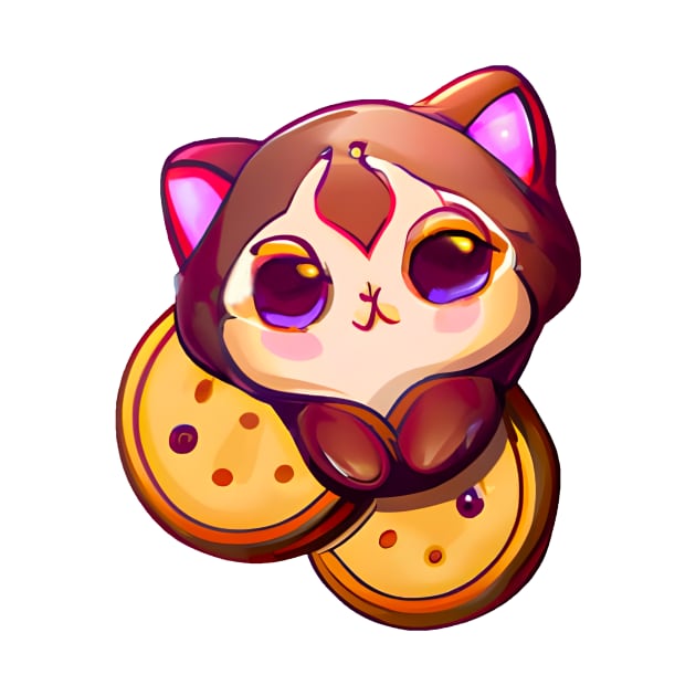 cookie cat by Meowsiful
