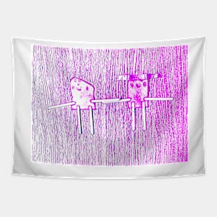 Pinky Cheese Sticks Tapestry