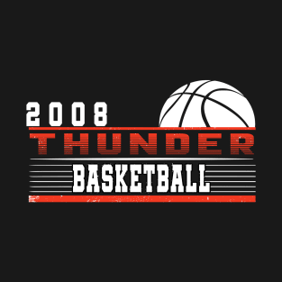 Awesome Basketball Lovers Thunder Proud Name Sports Teams T-Shirt