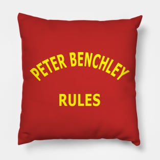 Peter Benchley Rules Pillow