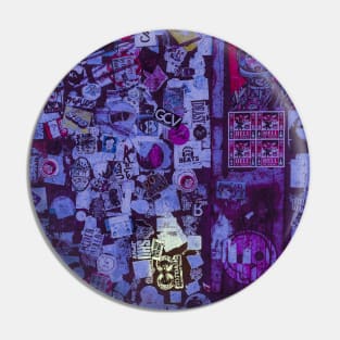 New York City Purple Stickers Pin