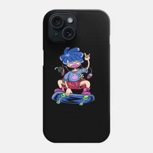 boys ride on skateboards Phone Case