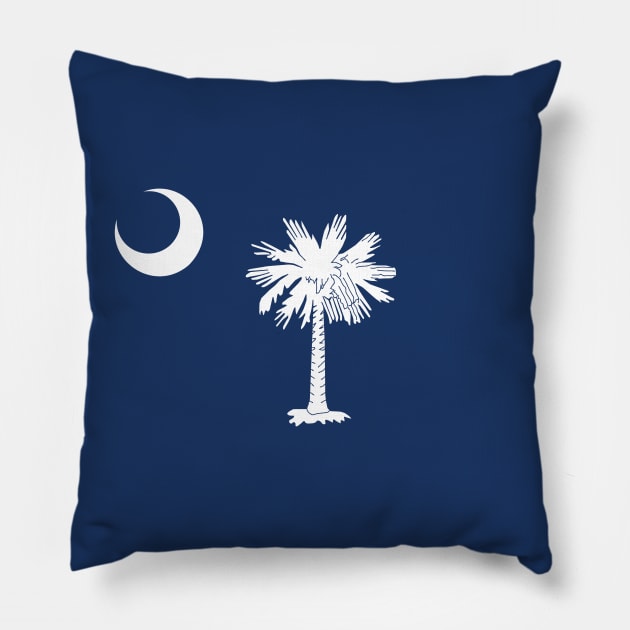 South Carolina State Flag Pillow by stayfrostybro