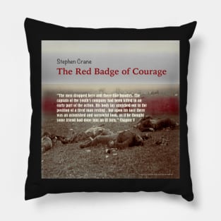 The Red Badge of Courage image/text Pillow