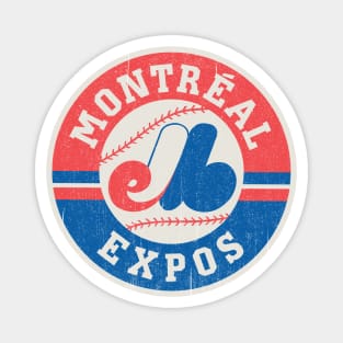Montreal Expos Vintage Logo Magnet
