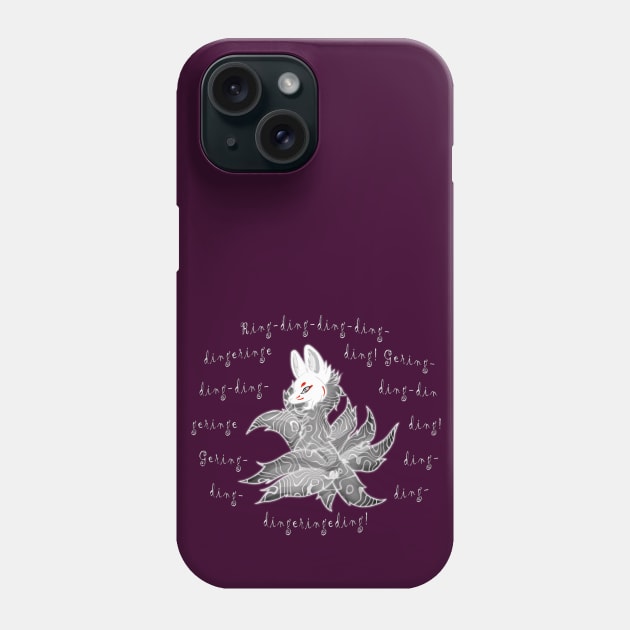 What does kitsune say? Phone Case by MarinAntCP