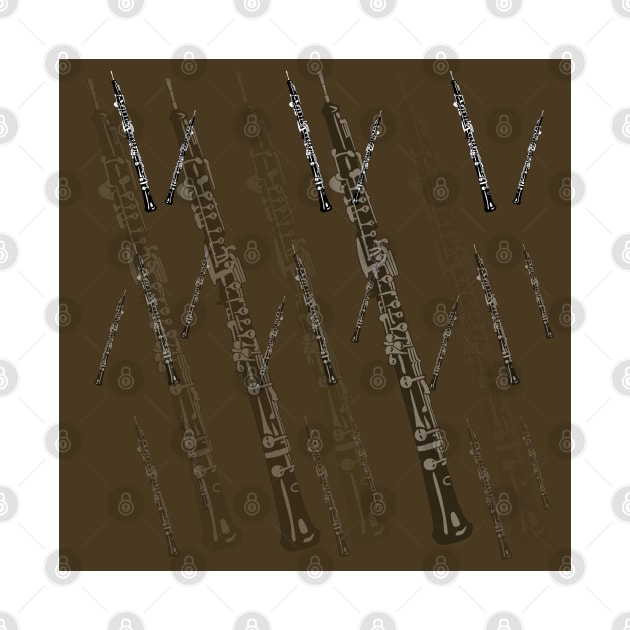 Oboe Pattern in Brown by Ric1926