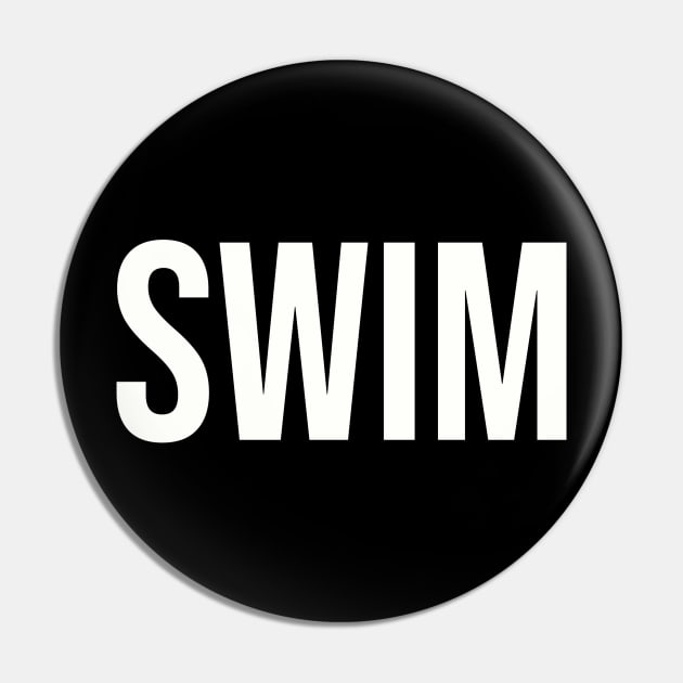 Swim Pin by TotallyTubularTees