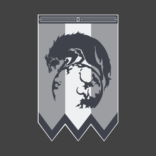 Ashen Wolves Banner by urufangu