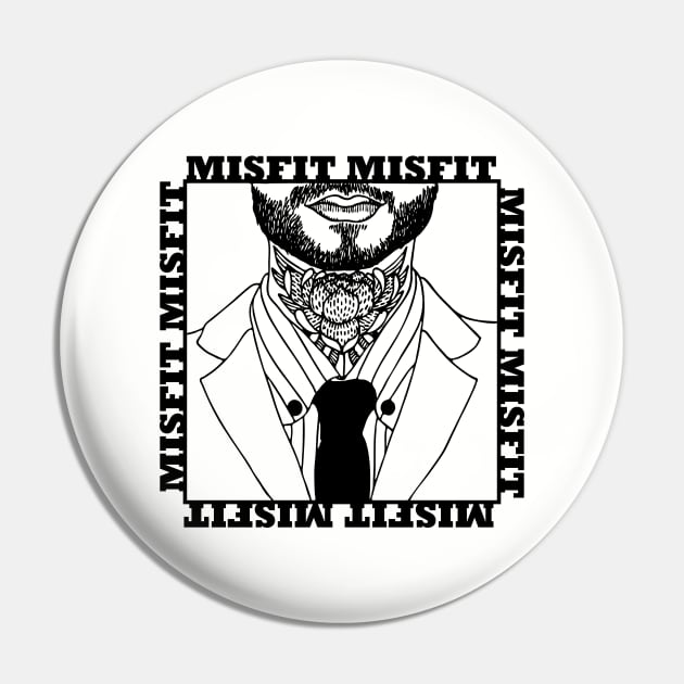 Misfit Pin by senkova