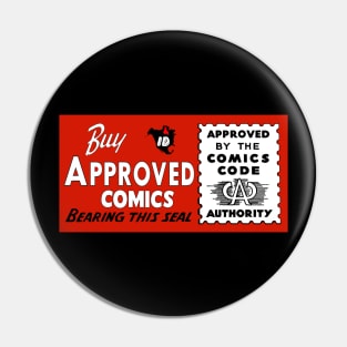 Buy Approved Comics Pin