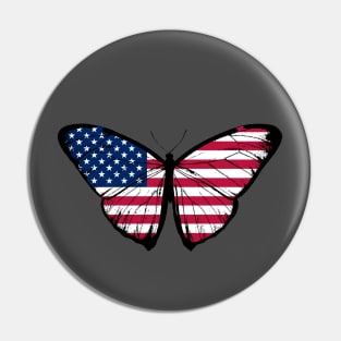 Vintage United States Butterfly Moth | Pray For United States and Stand with United States Pin