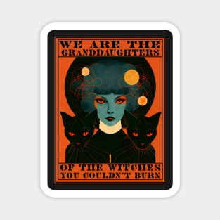 We are the granddaughters of the witches you couldn't burn Magnet