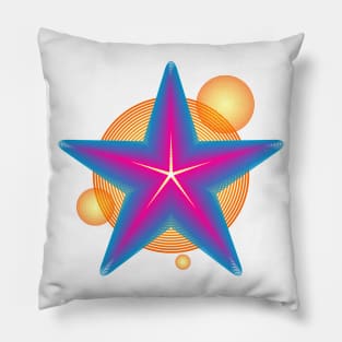 Geometric Star Pillow