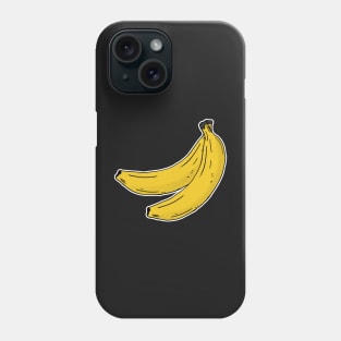 Banana hand drawn fruits summer Phone Case