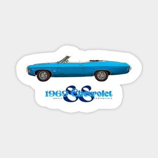 1969 Chevrolet Impala SS Convertible Magnet