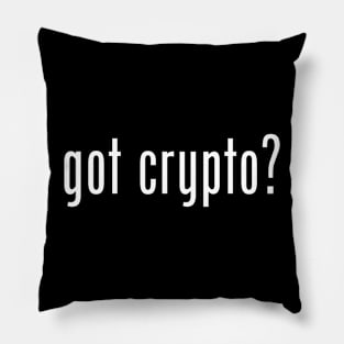 got crypto? Pillow