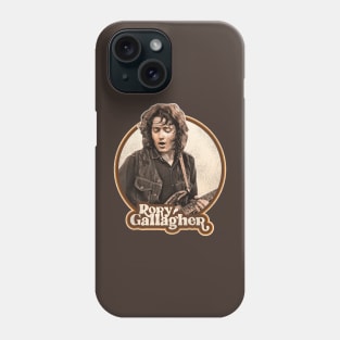 Rory Gallagher 70s Retro Sepia Tone Phone Case