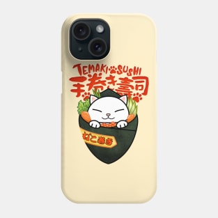 Chubby Cat Temaki Sushi Phone Case