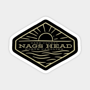 Nags Head, NC Summertime Vacationing Sunrise Ocean Magnet