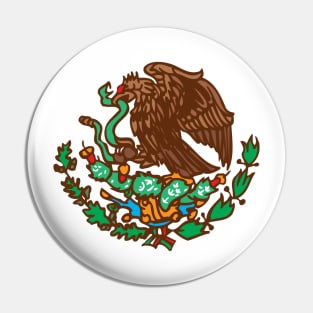 Mexican cote of arms Pin