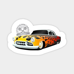 Mercury Lead Sled Hot Rod - Made in America Magnet