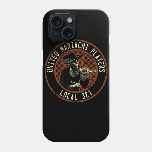 United Mariachi Players Phone Case by bronzarino