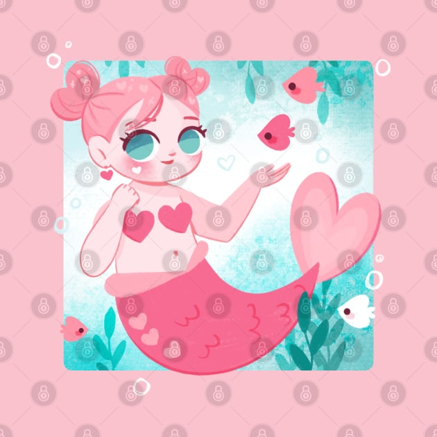 Heart Mermaid by Lobomaravilha