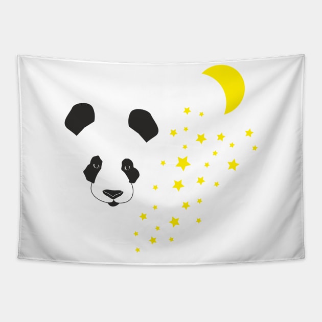 Panda Tapestry by YellowMadCat