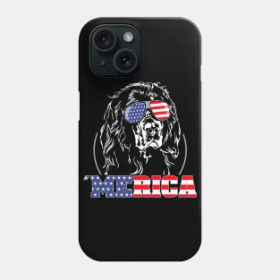 Proud Gordon Setter American Flag Merica dog Phone Case