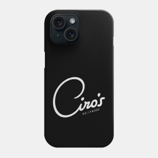 Ciro's Nightclub Hollywood Vintage Phone Case