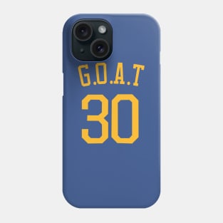 Steph Curry 'G.O.A.T' Nickname Jersey - Golden State Warriors Phone Case